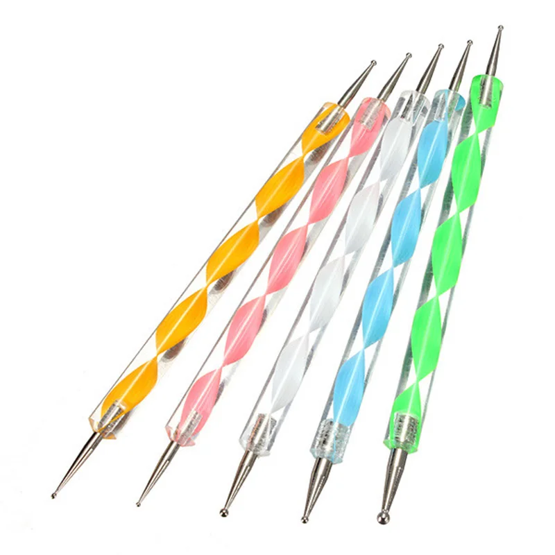 

Dotting Tool Set 5pcs Diamond Painting Pen Wax Tip Rhinestone Pick Up Pencil For Rhinestone Dotting Tool Acrylic Nail Art Tools