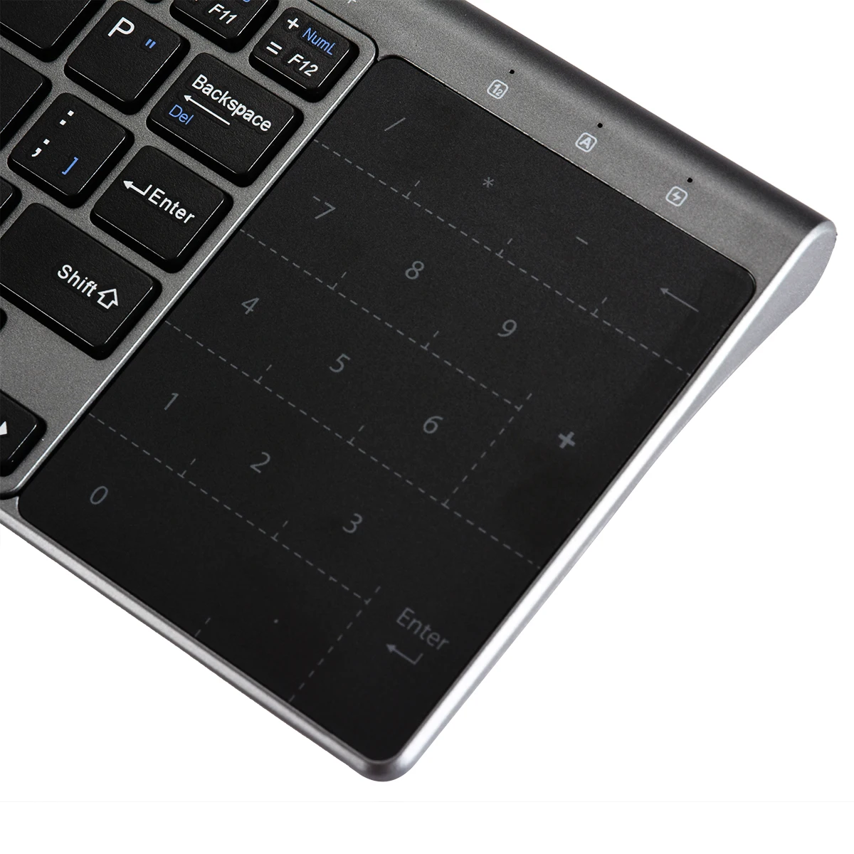 1pc Professional Black Keyboards High Quality Wireless Touch Keyboard With Touchpad For Computer PC Connected Smart TV