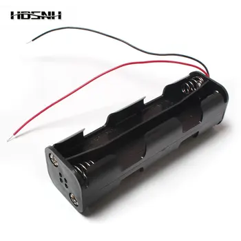 

1Pcs 8*AA Long Battery Holder Back to Back Battery Box With Wire Thick Lead Battery Holder Box Battery Case