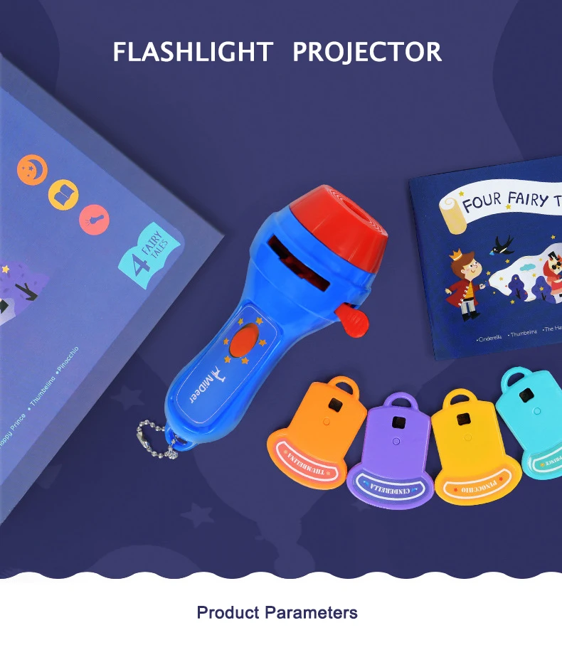Мини-фонарик проекционный фонарик развивающие светящиеся игрушки для детей дети развивают игры спящие истории выполняют набор детский
