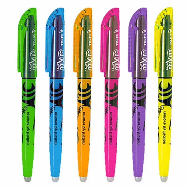 PILOT SW FL erasable highlighters Non toxic marker pen 6pcs/lot-in