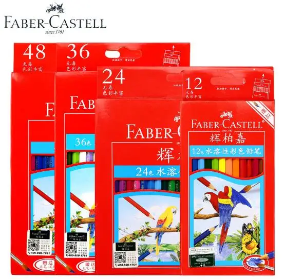 

24/36/48/ Colors Water-soluble Pencials Lapis De Cor Professionals Artist Painting Oil Color Pencil For Drawing Sketch Art