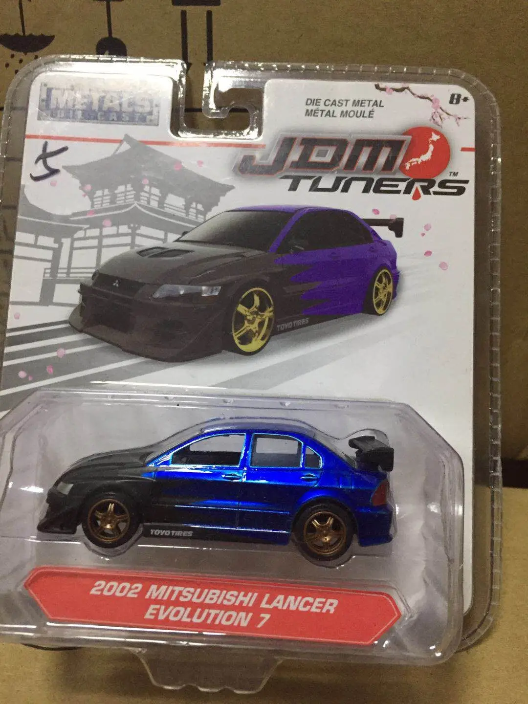 Ja da 1:64 2002 Mitsu bishi Lancer Evo 7 сплав игрушки для детей литья под давлением модель