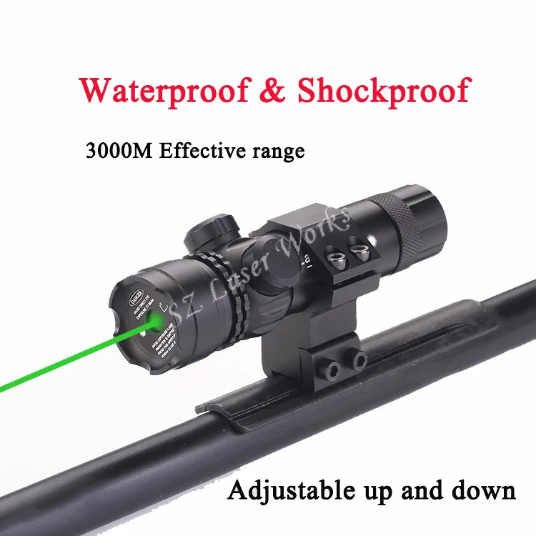 Красный зеленый точка зрения лазерный прицел включая 11 мм и 20 мм крепления с тактическим хвостовым переключателем для охоты