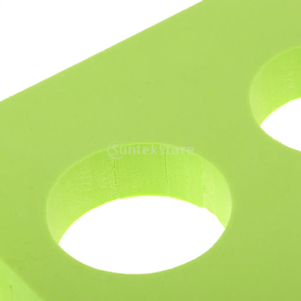 2 Pieces Swimming Float Noodle Holed Connector Water Floating Swim Pool Accessories Blue, Green