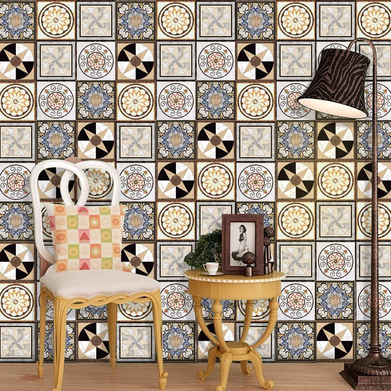 320*20cm Kitchen Wall Decor Sticker Waterproof Ceramic Tile Decal on Furniture Stove Adhesive Wallpaper Cabinet Contact Paper