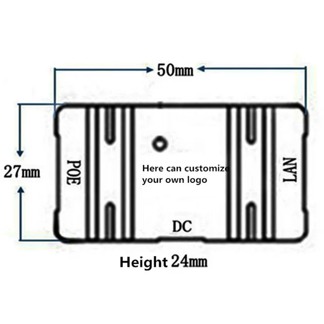 White 2PCS/LOT RJ45 Connector POE Injector Power over Ethernet Adapter switch For IP  Camera,IP Phone adapter Free Shipping