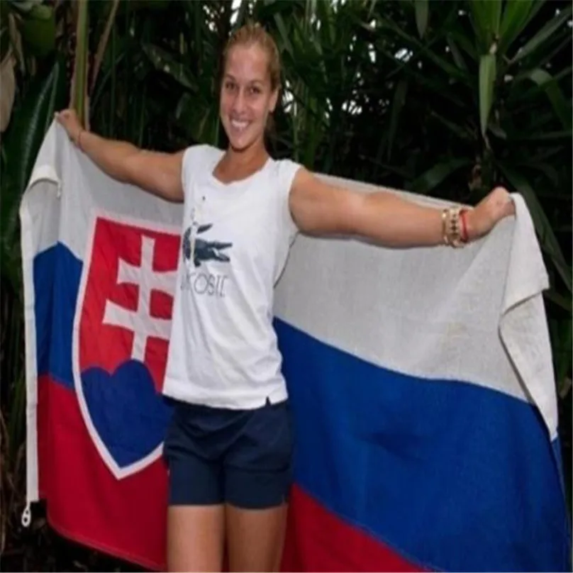 Flags Slovakia Flag Polyester 3 ft. x 5 ft.  Banners 90x150cm festivals Flags new #3d20 (3)