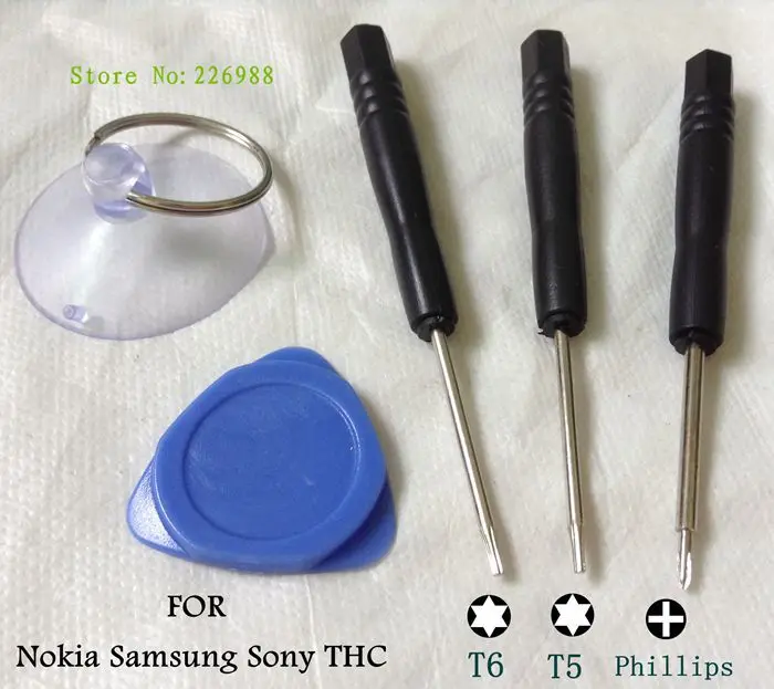 5 in1 отвертки мобильный телефон ремонт инструментов Phillips 1 отвертка T5 T6 для Nokia Sony