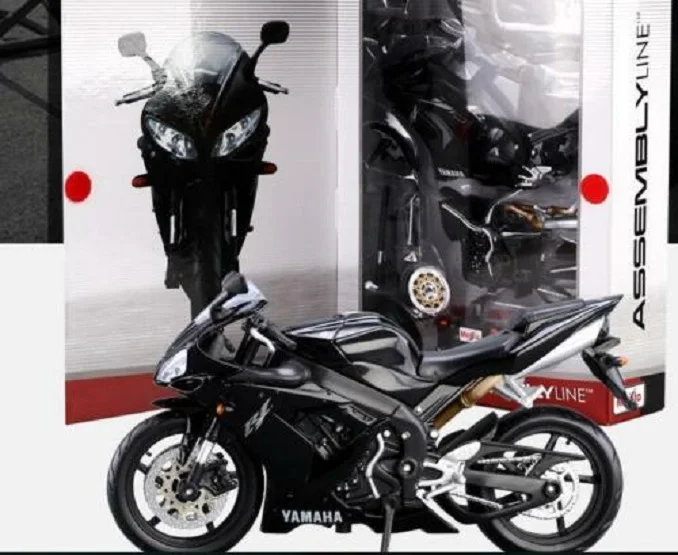 

Maisto 1:12 YAMAHA YZF R1 Black Assemble DIY Motorcycle Bike Model NEW IN BOX