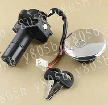 

Motorcycles Ignition Switch Gas Cap Seat Key Lock Set For Suzuki GN250 1985-2001 TS-21
