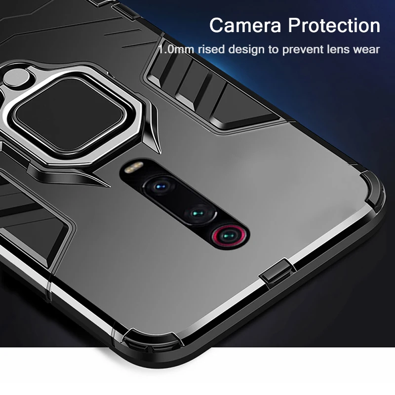 Чехол бампер для Xiaomi Mi 9T чехол с кольцом держателем телефона Mi9t Redmi k20 Pro