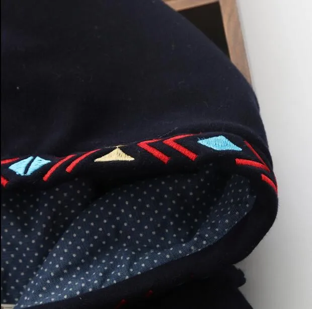 2 цвета-утолщенная толстовка с капюшоном и вышивкой в виде стрелы; винтажный пуловер mori girl
