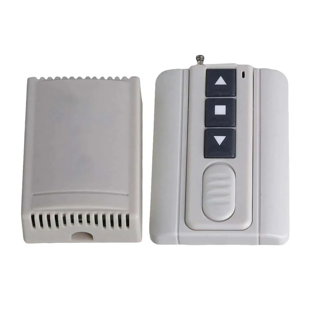 

110-240V 433MHz Default Interlocked Remote 2 Channel Doors Light Switch