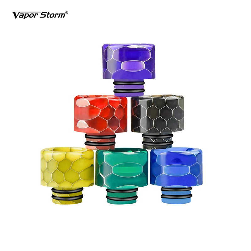 Мундштук из эпоксидной смолы Vapor Storm мундштук с резьбой 510 Ego Driptip сотовый
