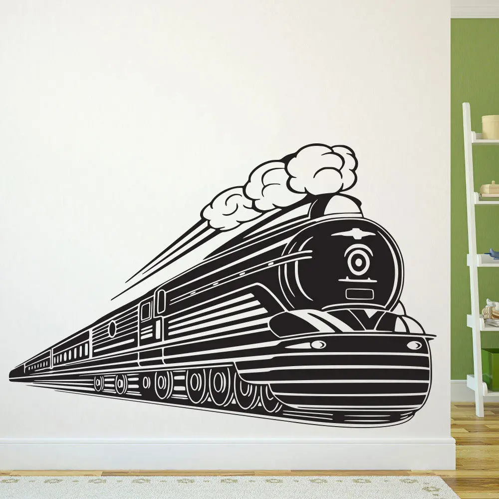 фотозона в стиле поезда. Wall train. декор поезда. обои граффити поезд. наклейка на стену поезд.