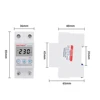 40A 63A 80A однофазный din-рейка LCD Цифровой Регулируемый протектор напряжения автоматическое повторное подключение устройство защиты от перена... ► Фото 3/6