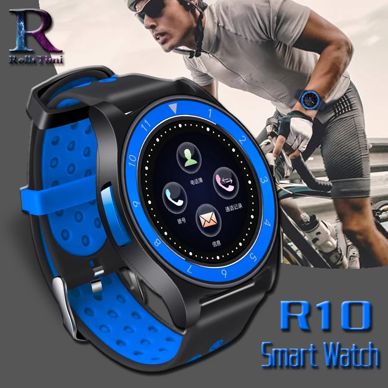 Smart watch Sport RollsTimi Bluetooth Smart Bracelet Support Sim Card fitness tracker remote camera Waterproof Digital Watch Men