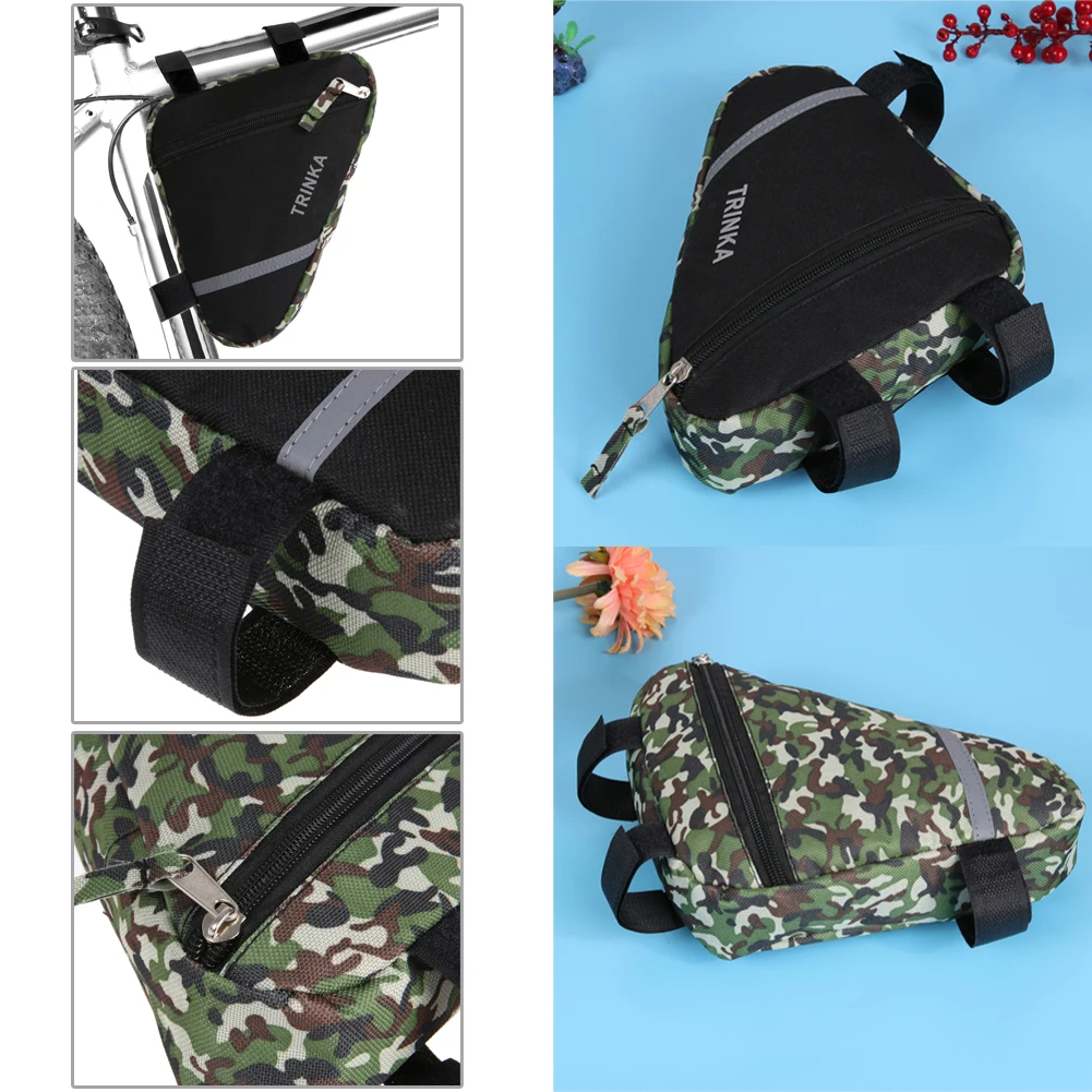 Clearance Bicycle Frame Triangle Bag Storage Pouch Bags Cycling MTB Road Bike Tube Corner Pannier Black/Camouflage Bycicle ciclismo 4