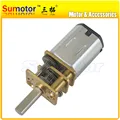 12GA DC 6V Micro Electric Reduction Metal Gear Motor N20 RC smart car Robot model 12GA N20 DC 3V 6V 12V 5-4000rpm mały metalowy motoreduktor na zdalne sterowanie samochód zdalnie sterowany model DIY silnik zabawki elektryczny zamek do drzwi