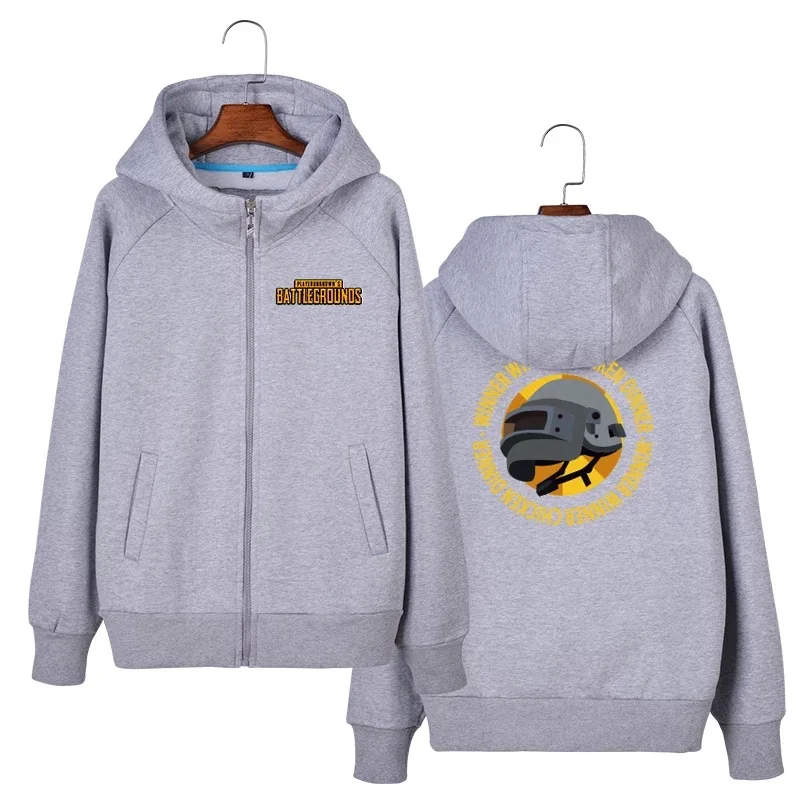  [STOCK]2018 Game PUBG Playerunknown's Battlegrounds Cosplay Costume Level 3 Helmets Long Sleeve Hoo