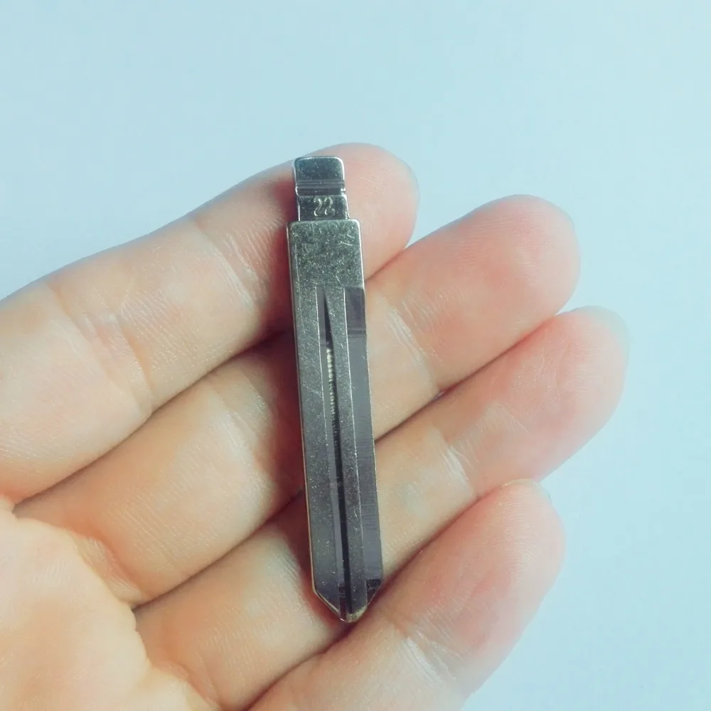 

10PCS/LOT 22# Car Blank Key Uncut Blade for Nissan Teana Qashqai Sylphy Livina Tiida X-Trail Sun for Daewoo
