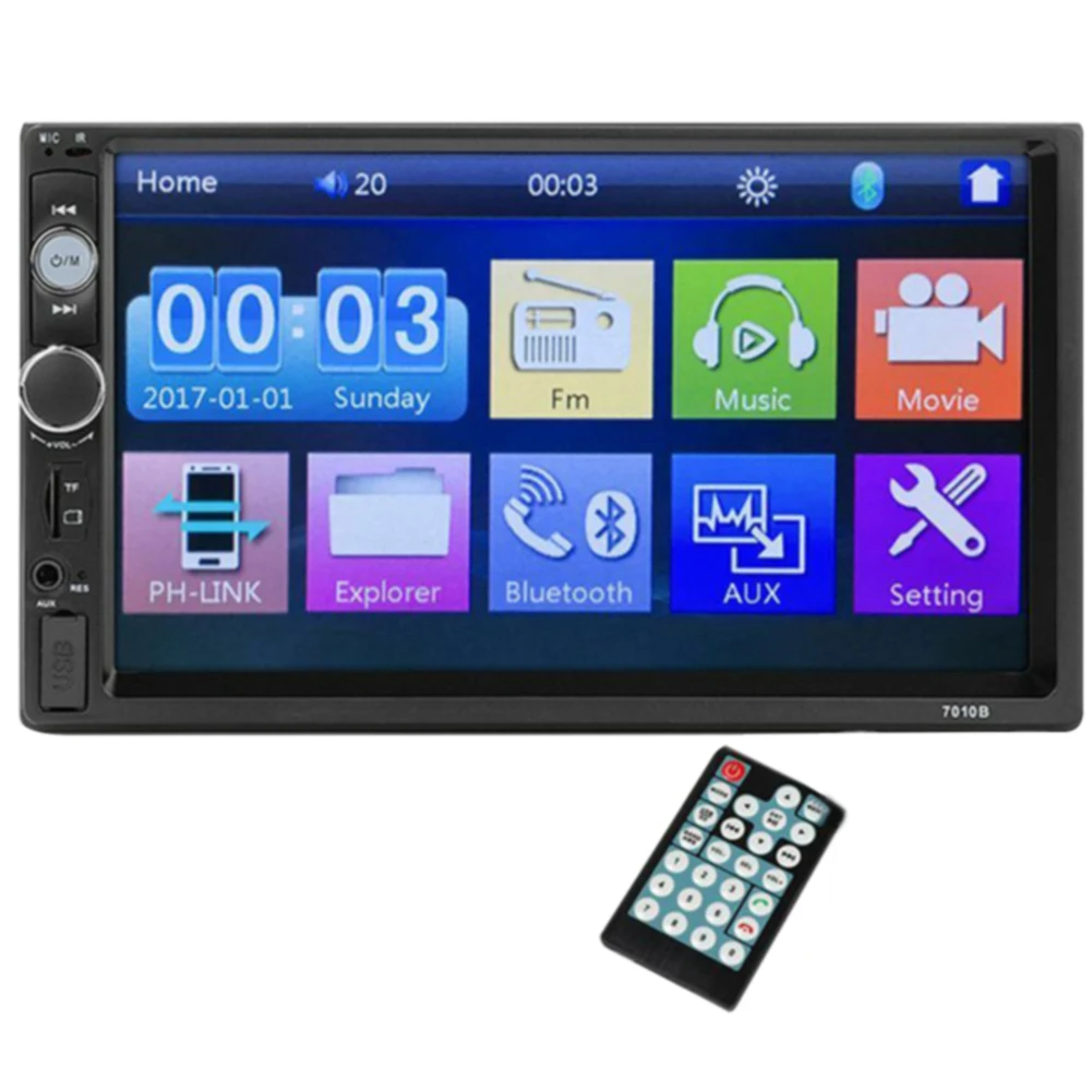 2 Din Экран авто FM Bluetooth MP5 музыки радио мультимедиа HD стерео USB 1080 P видео|MP4 и плееры