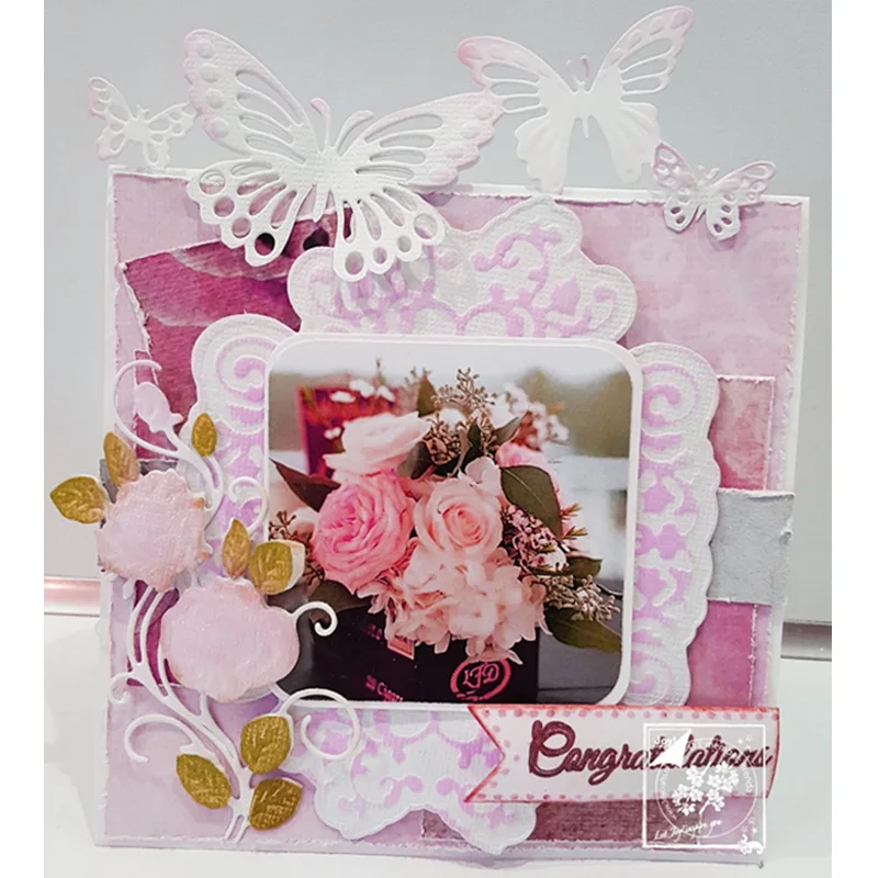 

Stamp Dies Scrapbooking Butterfly Edge METAL CUTTING DIES Craft Die Cut Paper Card Making New 2019 Embossing Stencils Template