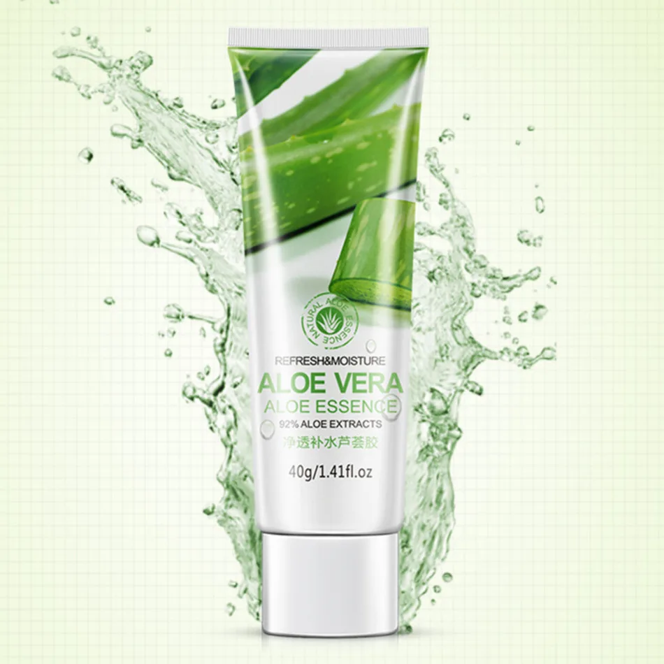 Online Aloe Vera Gel Pelembab Wajah Anti Kerut Krim Jerawat Bekas Luka Pemutih Kulit Perawatan kulit Tabir Surya Jerawat Pengobatan Kosmetik