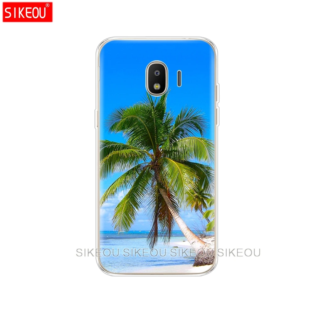 Силиконовый чехол для телефона Samsung Galaxy J3 J5 J7 2017 J330 J530 J730 PRO j2 2018 летняя пляжная