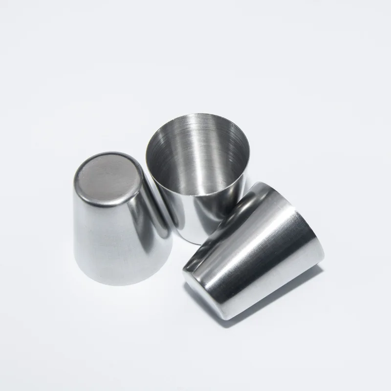 

4pcs/set Polished Mini 30ml Stainless Steel Wine Drinking Shot Glasses Barware Cup