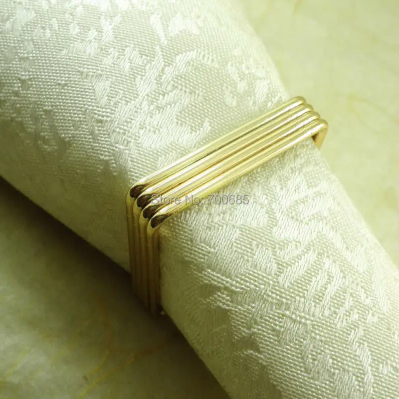 

metal square napkin rings wholesale napkin holder,