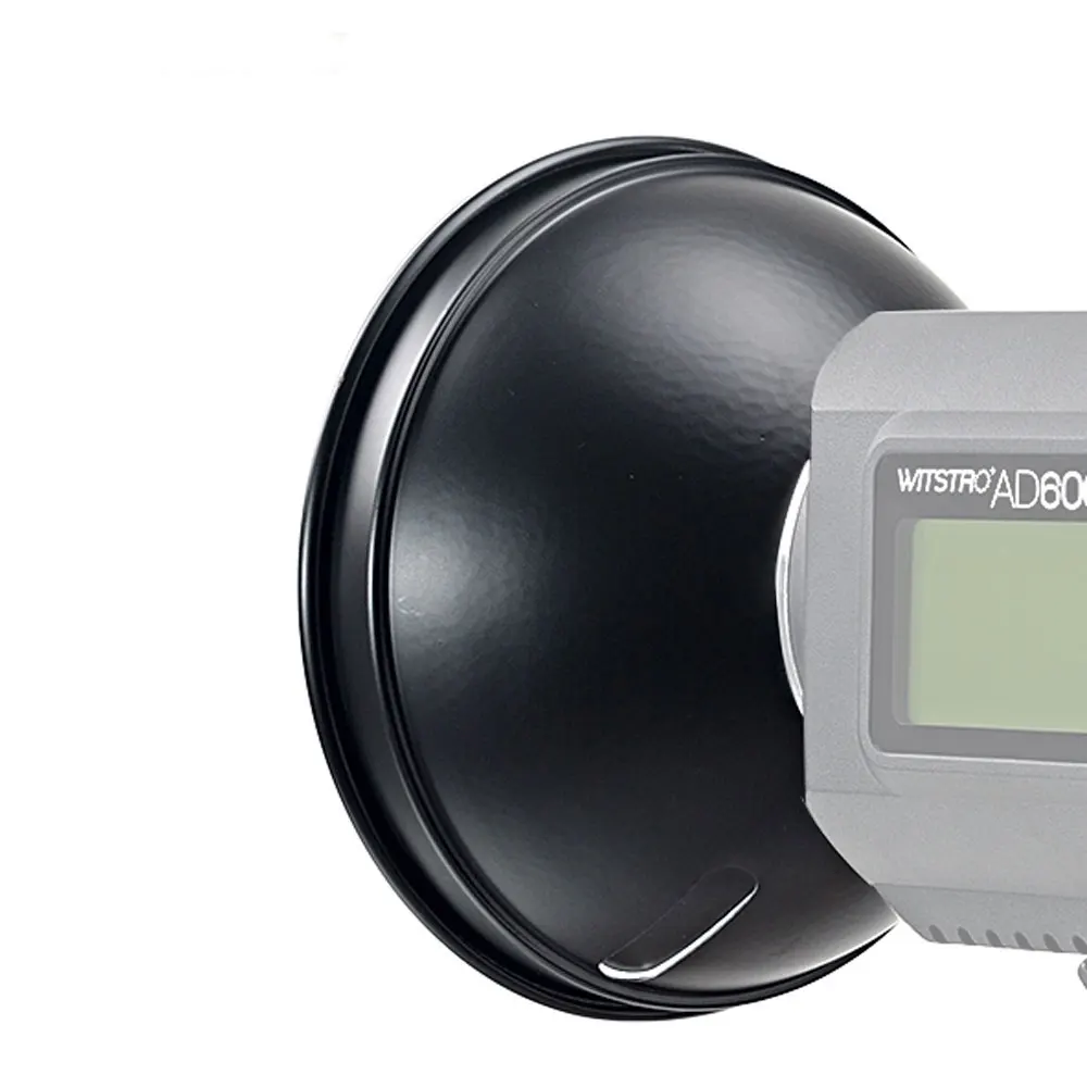 Стандартный отражатель Godox Bowens Mount с отверстием для зонта студийной вспышки AD600B