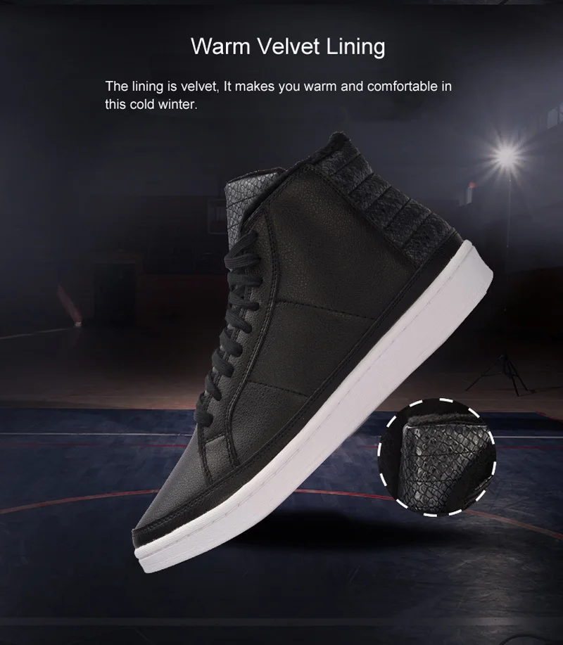 Clearance) Li-Ning Women COMBAT STYLE Winter Basketball Culture Shoes Warm Plush Wearable Shoes LiNing Sneakers AGBM002 XYL125