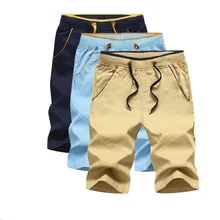 3 шт./партия, новые стильные шорты, мужские повседневные летние мужские шорты, хлопковые пляжные шорты, бермуды, футболка для серфинга, шорты высокого качества с эластичной резинкой на талии