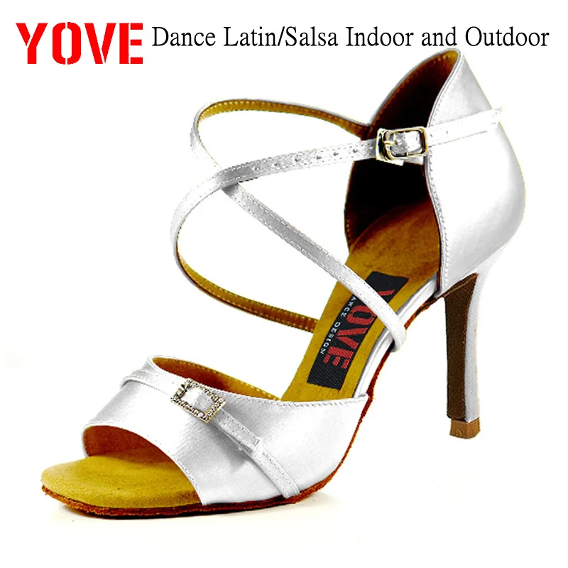 

YOVE Style w167-2 Dance shoes Bachata/Salsa Indoor and Outdoor Women's Dance Shoes