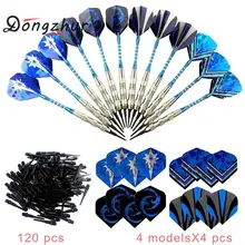 18 г 12 шт. стальная безопасная дротика с мягким наконечником для помещений спортивные дротики с 4 узорами 16 шт. для игр+ 120 мягкий наконечник