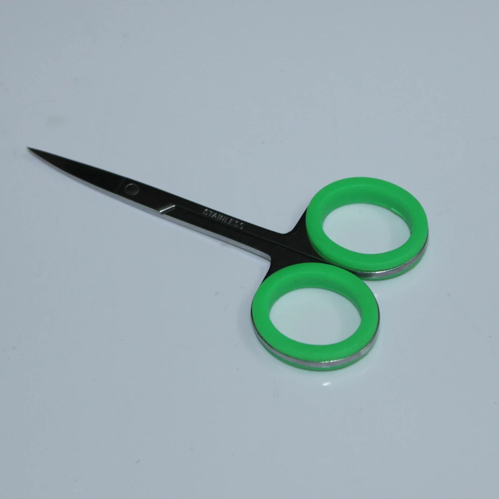 Colorful Stainless Steel Pointed Safety Scissors Eyebrow Makeup Scissor