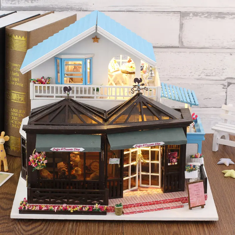 - Sweet Coffee DIY Miniature Dollhouse Kit -3