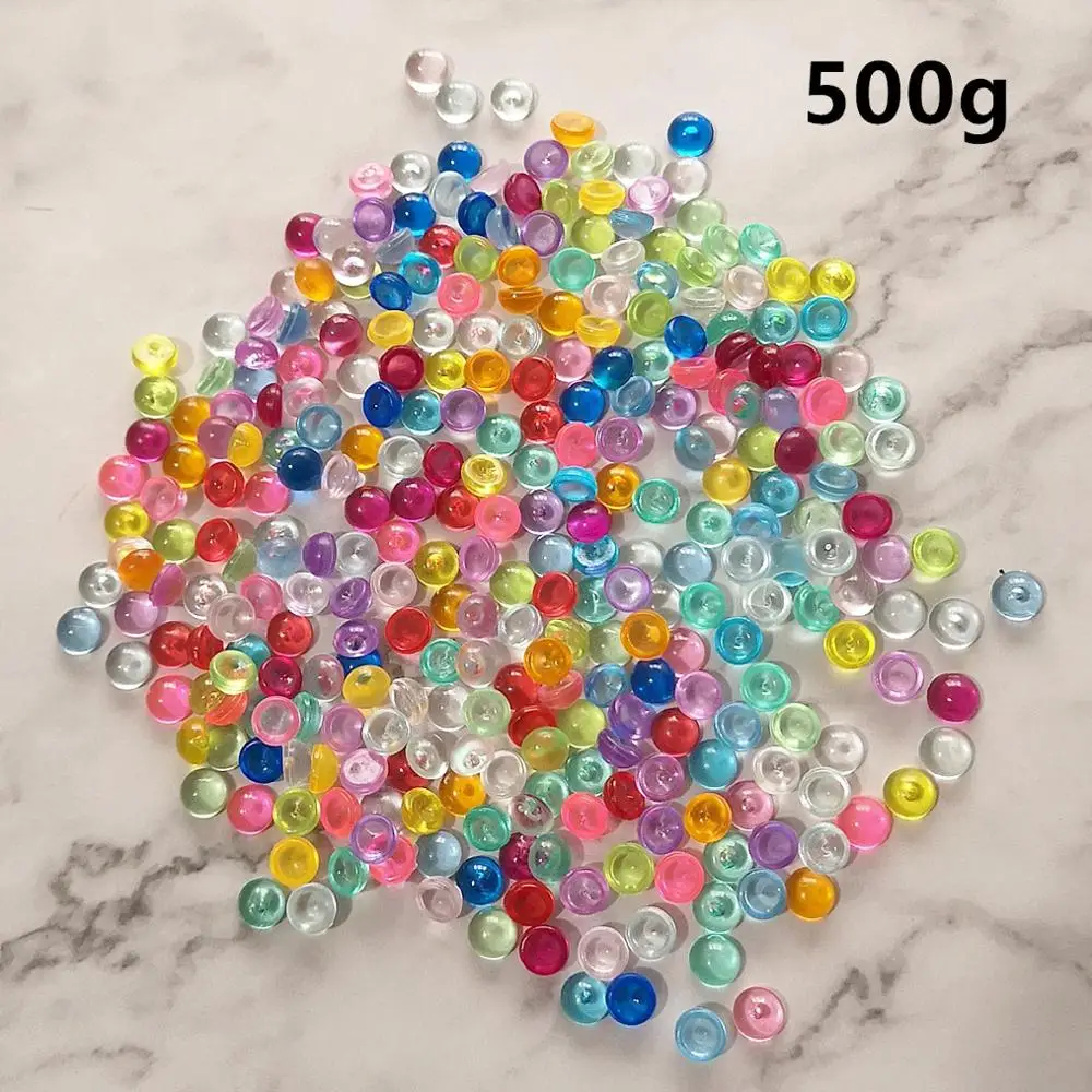 500g Kids Colorful Slime Beads Balls Small Tiny Beads for Arts Party Craft  Fish Tank Decor Children DIY Accessories Novelty Toys