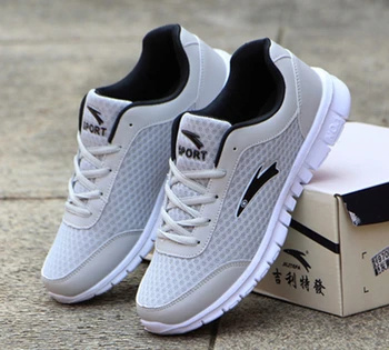 

Men shoes 2019 New Arrivals hot mesh Breathable Ultra-light lace-up shoes men sneakers springNon-slip comfortable run Shoes