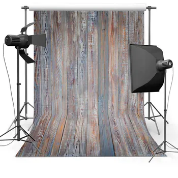 

Wood floor vinyl photography backdrop photo studio prop Computer Printed custom background Floor-688