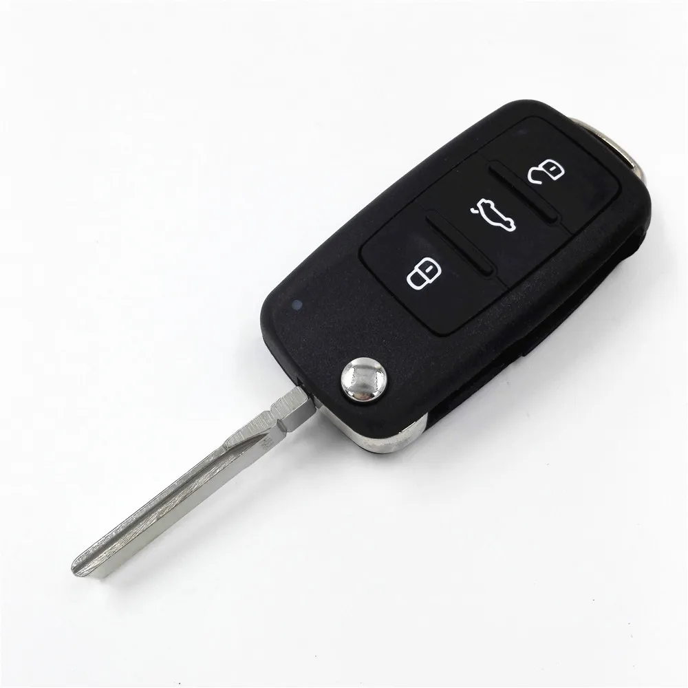 New 3 Buttons 202AD Remote Key 433MHZ with 48 chip For Volkswagen VW Lavida 753N with