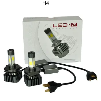 

1Set(2pcs) Work Light LED Car Headlamp 9004 H4 9005 9006 H7 H11 36W Auto Headlight Fog Light DC 12V 24V 4800LM V8 6000K