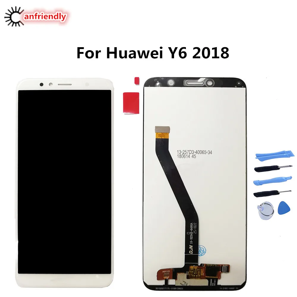 ЖК дисплей и сенсорная панель для Huawei Y6 2018 ATU L11 L21 L22 LX3 5 7 дюйма Honor 7A enjoy 8E