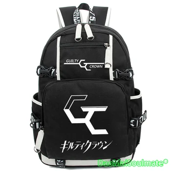 

Cartoon Guilty Crown Boys Anime GC School Bags Laptop Backpacks Japanese Style Men Cartoon Rucksack Students Notebook Schoolbag