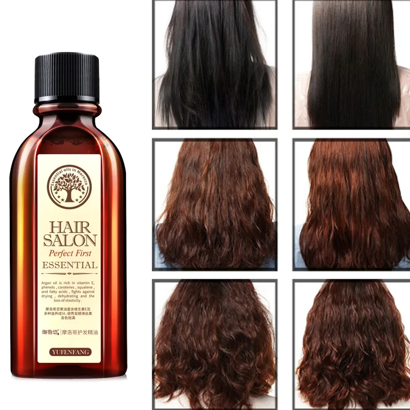

Hair Care Essential Oil Treatment for Moisturizing Soft Shiny Hair 60ml Pure Argan Oil OA66