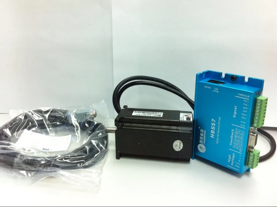 HBS57 + 573HBM20-1000 Leadshine Гибридный сервопривод и мотор оригинальный leadshine сервомотор |