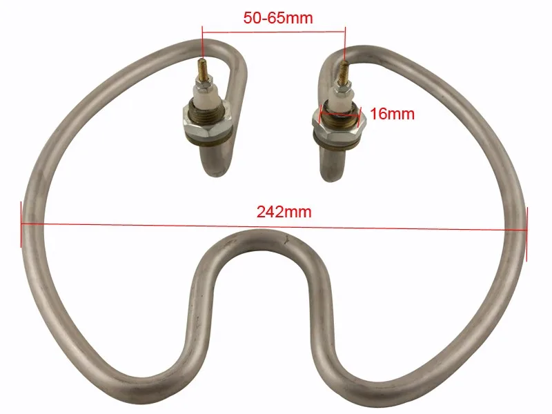 elemento 220v 2800w do tubo de aquecimento