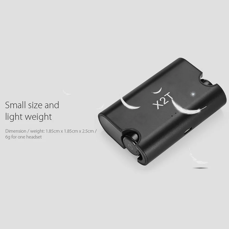 Новинка Bluetooth Mini X2T беспроводная гарнитура с двумя наушниками глубокие басы